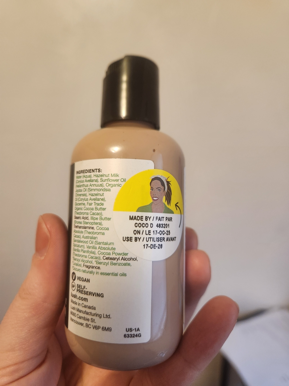 NEW Lush Posh Chocolate Body Lotion - 3.3oz - Picture 2 of 4